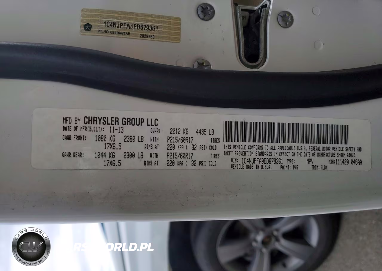 2014 Jeep Patriot Latitude VIN:1C4NJPFA0ED679361 - 13
