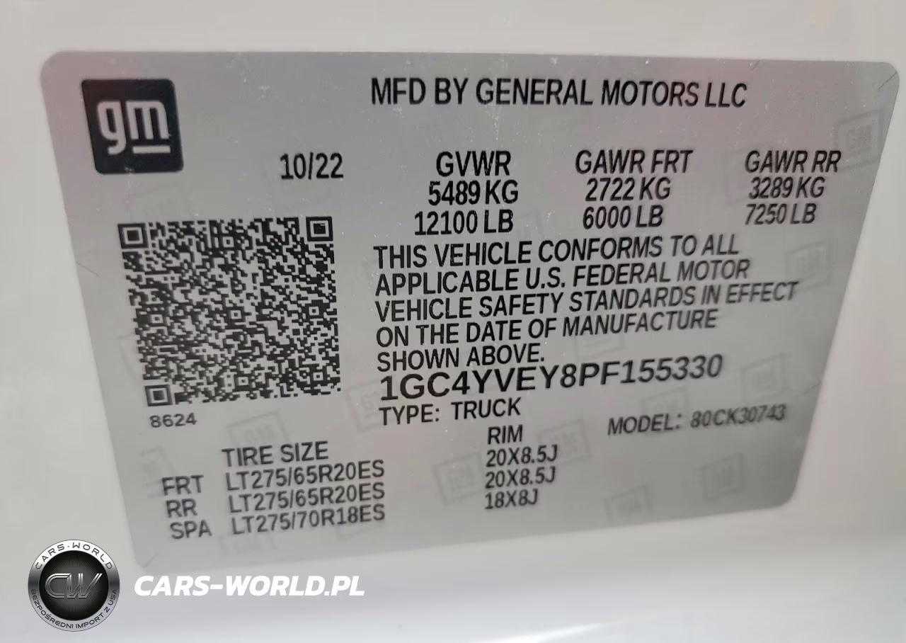 2023 Chevrolet Silverado K3500 High Country VIN:1GC4YVEY8PF155330 - 10