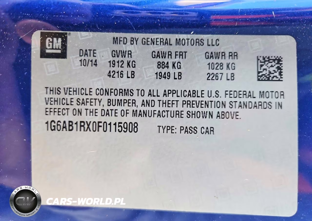 2015 Cadillac Ats Luxury VIN:1G6AB1RX0F0115908 - 13