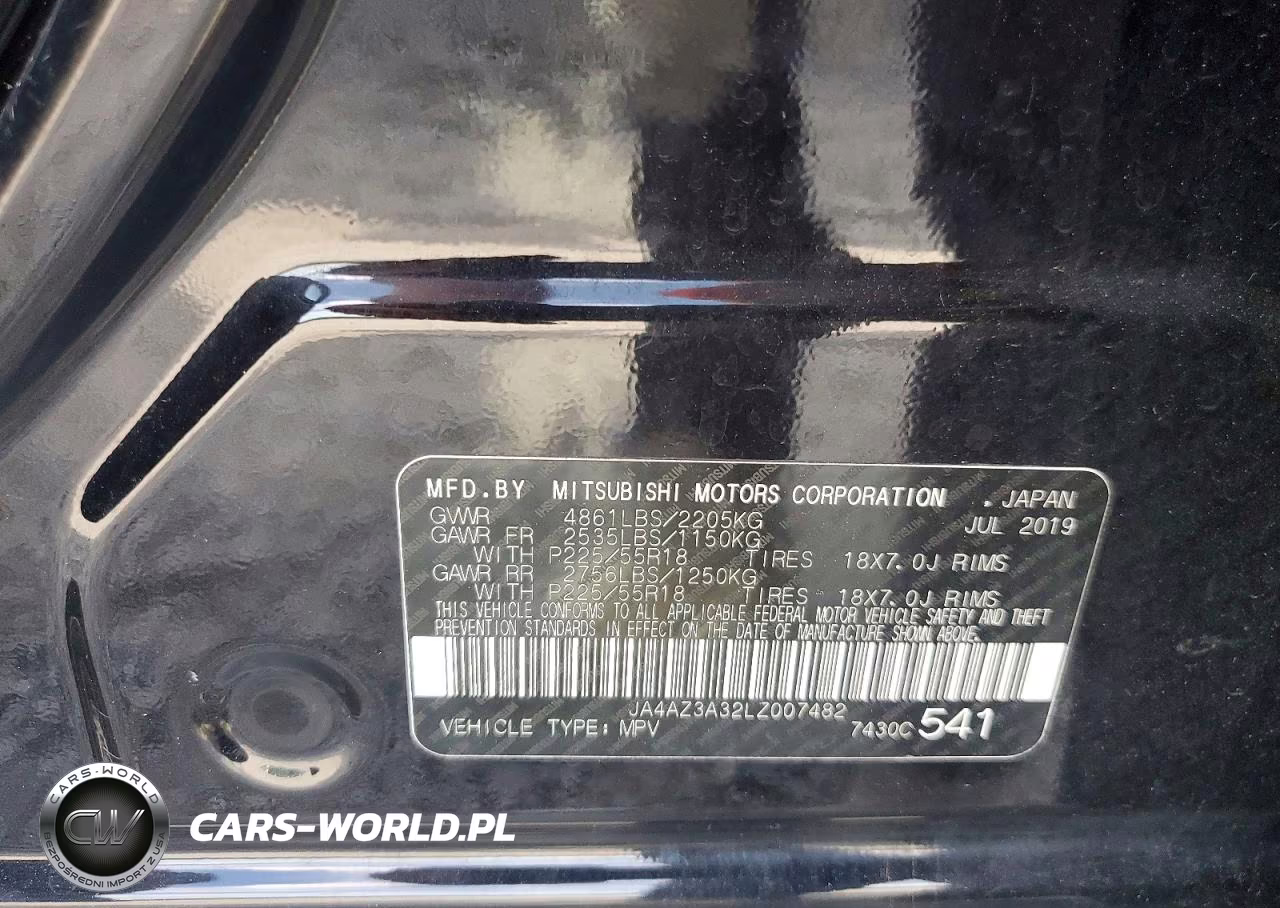 2020 Mitsubishi Outlander Se VIN:JA4AZ3A32LZ007482 - 13
