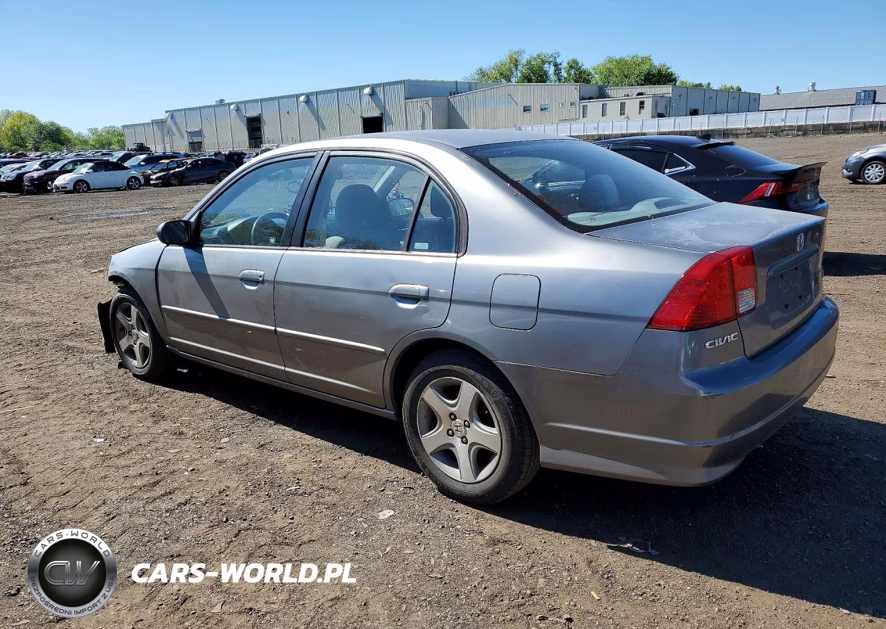 2004 Honda Civic Ex VIN:2HGES25744H612433 - 2