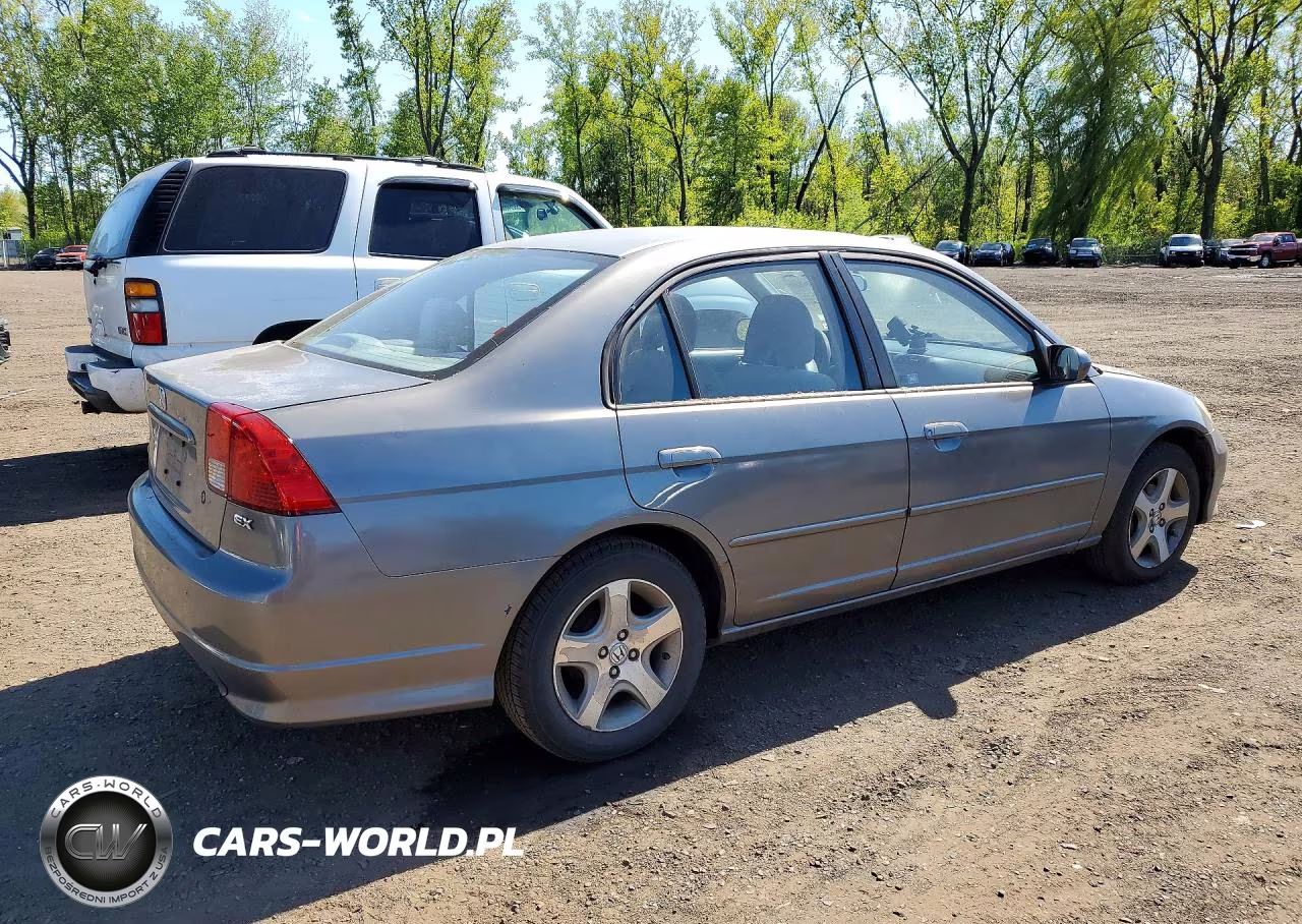 2004 Honda Civic Ex VIN:2HGES25744H612433 - 3