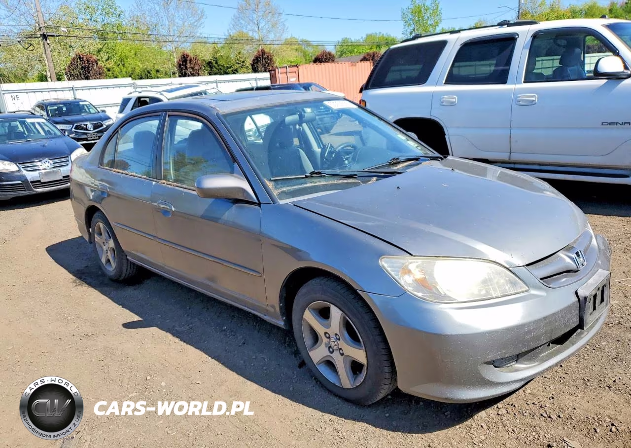 2004 Honda Civic Ex VIN:2HGES25744H612433 - 4