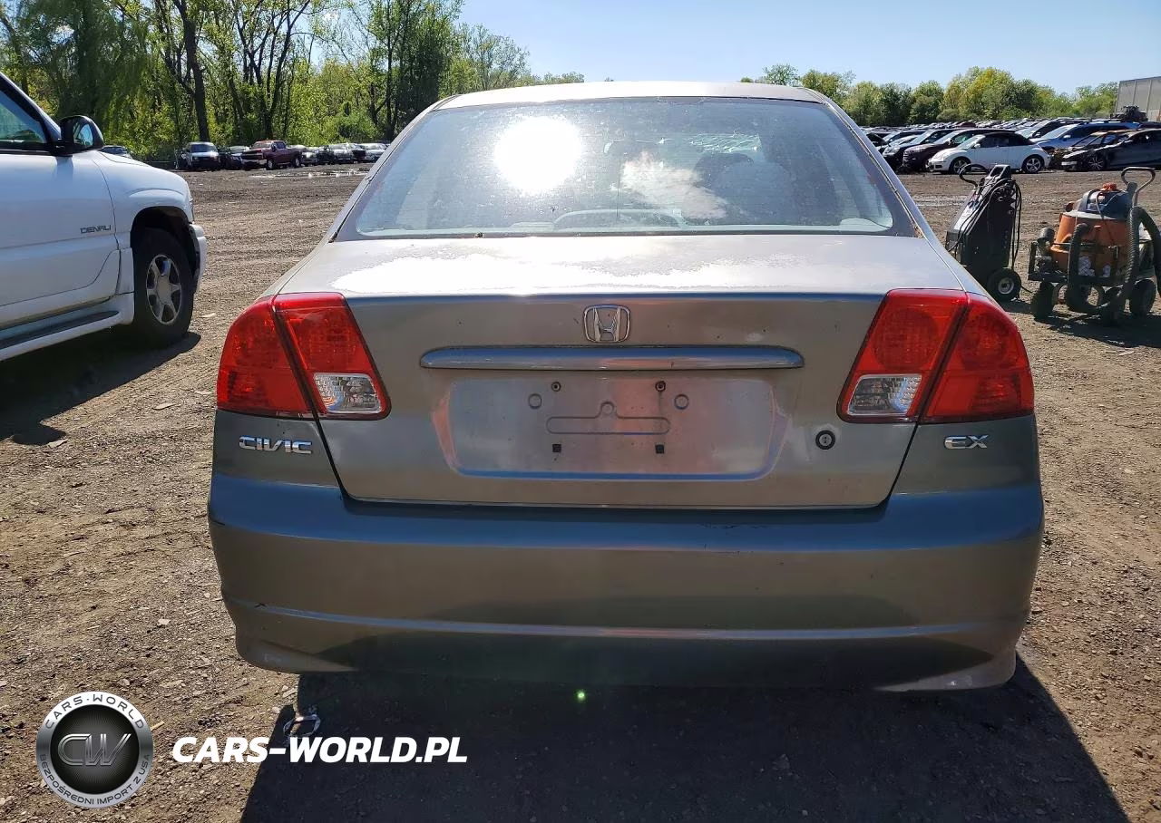 2004 Honda Civic Ex VIN:2HGES25744H612433 - 6