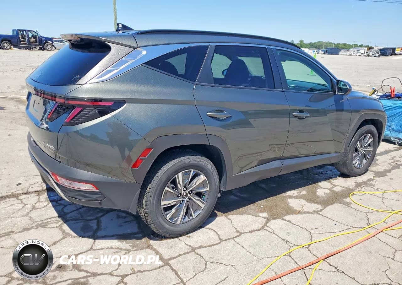 2023 Hyundai Tucson Blue VIN:KM8JBCA16PU127292 - 3