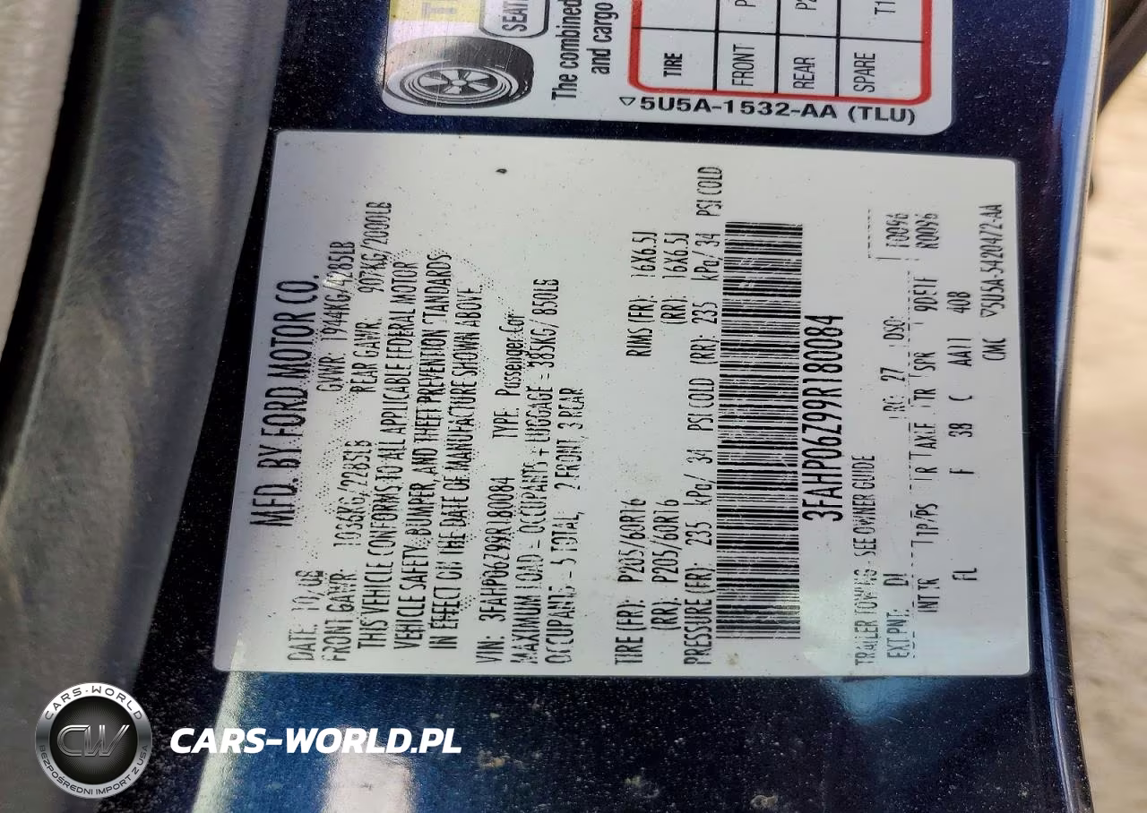 2009 Ford Fusion S VIN:3FAHP06Z99R180084 - 12