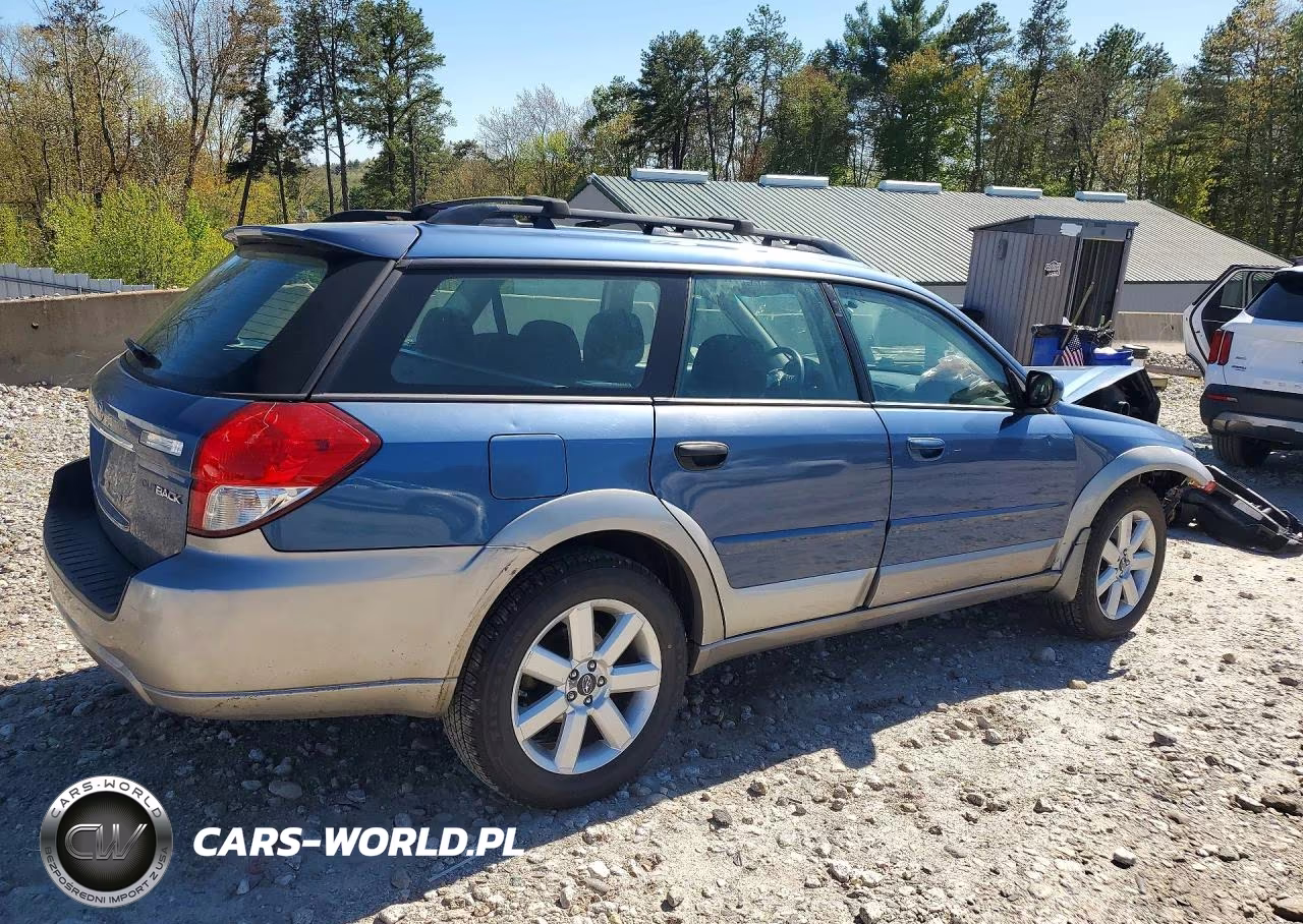 2008 Subaru Outback 2.5I VIN:4S4BP61C087335483 - 3