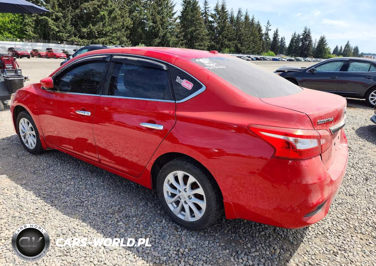 2019 Nissan Sentra Sv VIN:3N1AB7AP7KL606486 - 2