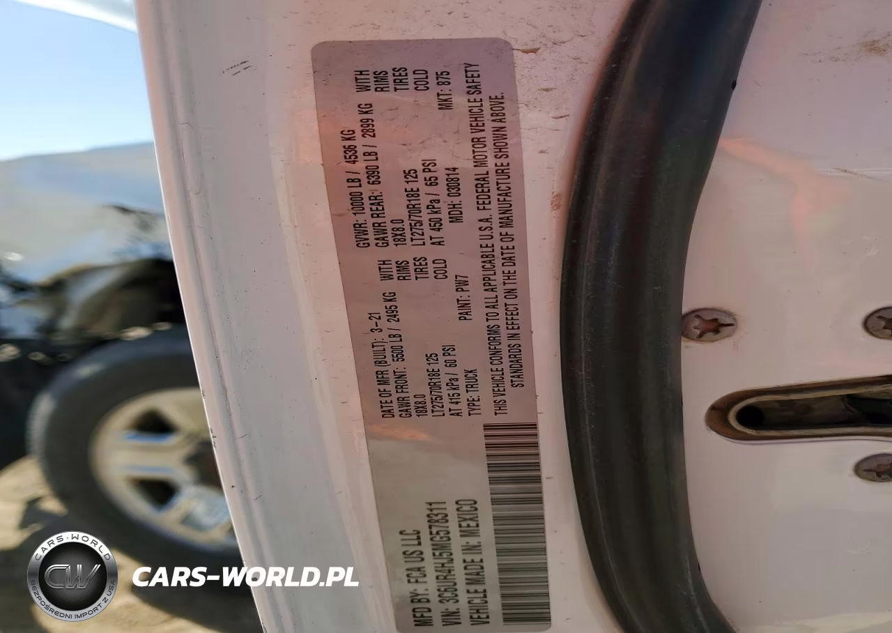 2021 Ram 2500 Tradesman VIN:3C6UR4HJ5MG578311 - 12