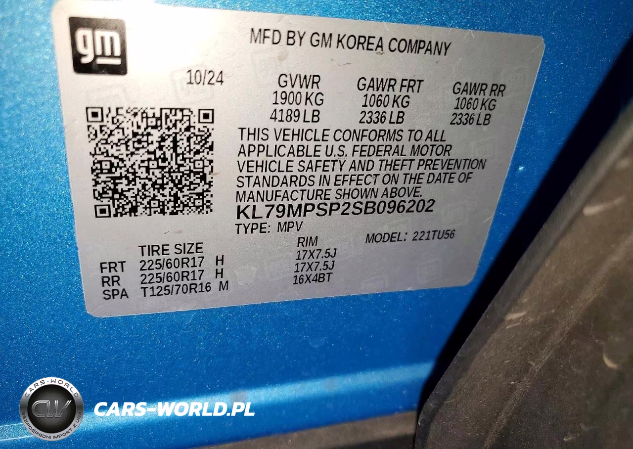 2025 Chevrolet Trailblazer VIN:KL79MPSP2SB096202 - 12