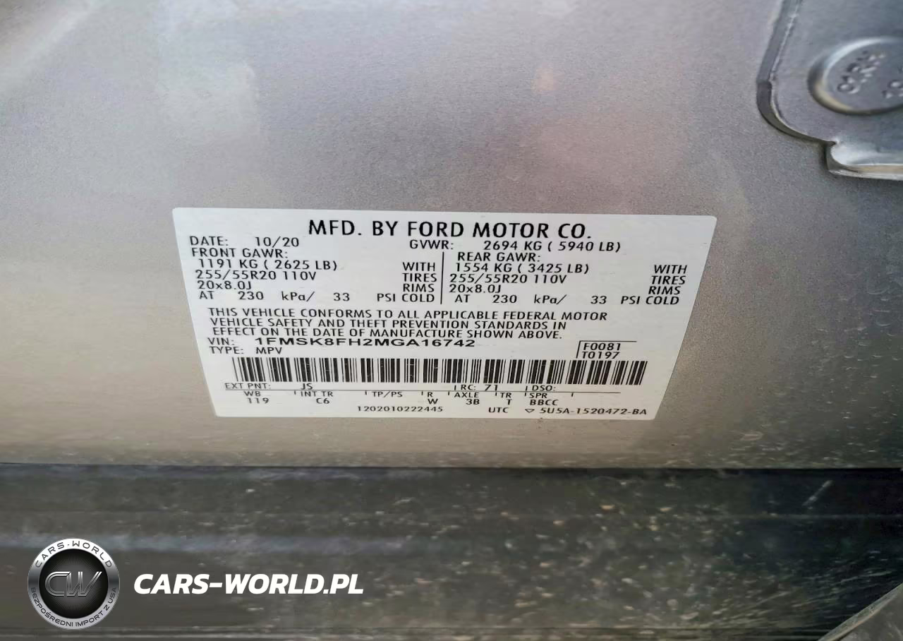 2021 Ford Explorer Limited VIN:1FMSK8FH2MGA16742 - 12