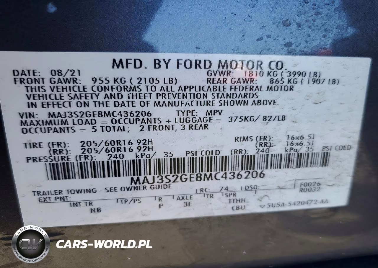 2021 Ford Ecosport Se VIN:MAJ3S2GE8MC436206 - 13