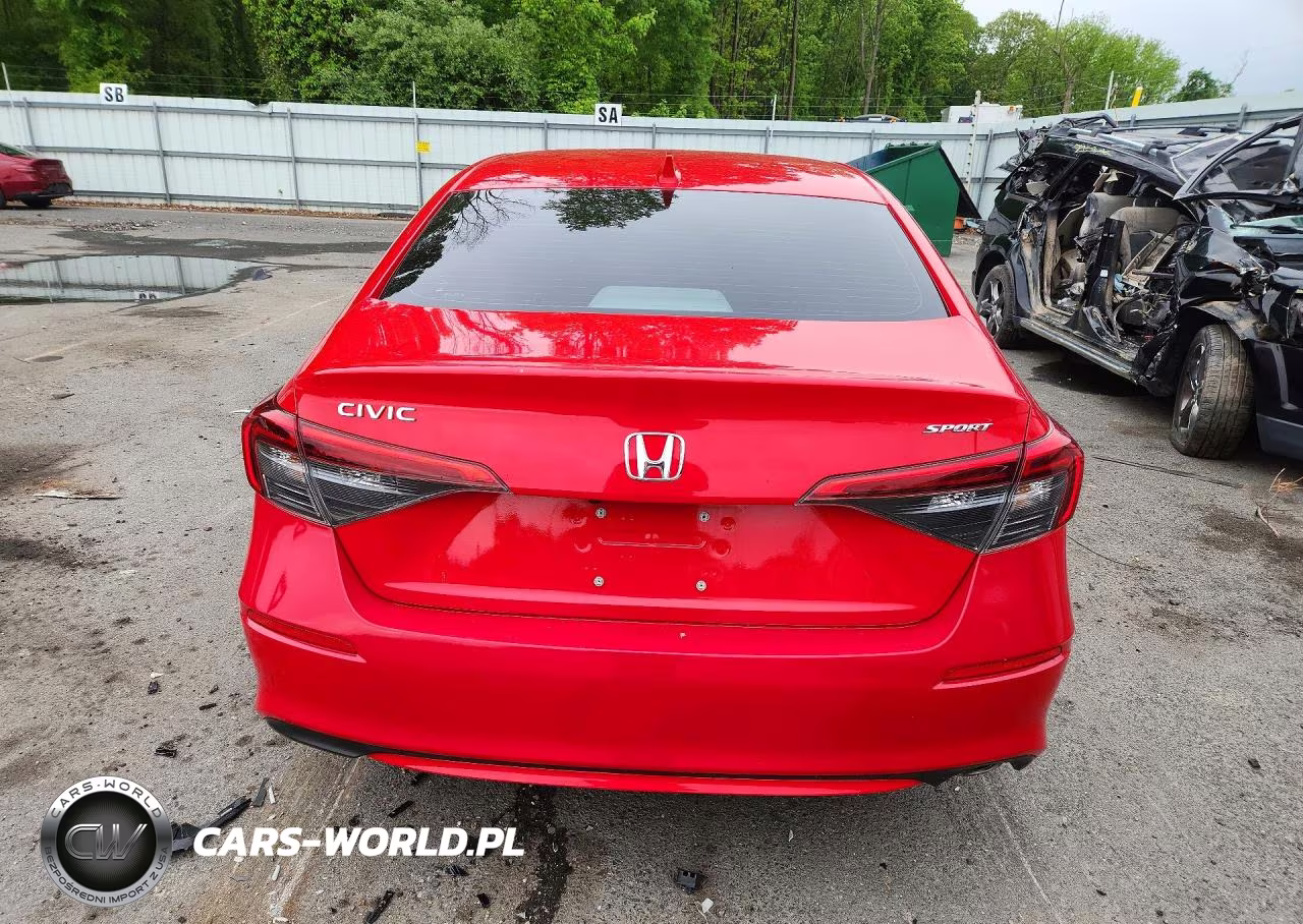 2022 Honda Civic Sport VIN:2HGFE2F5XNH502397 - 6