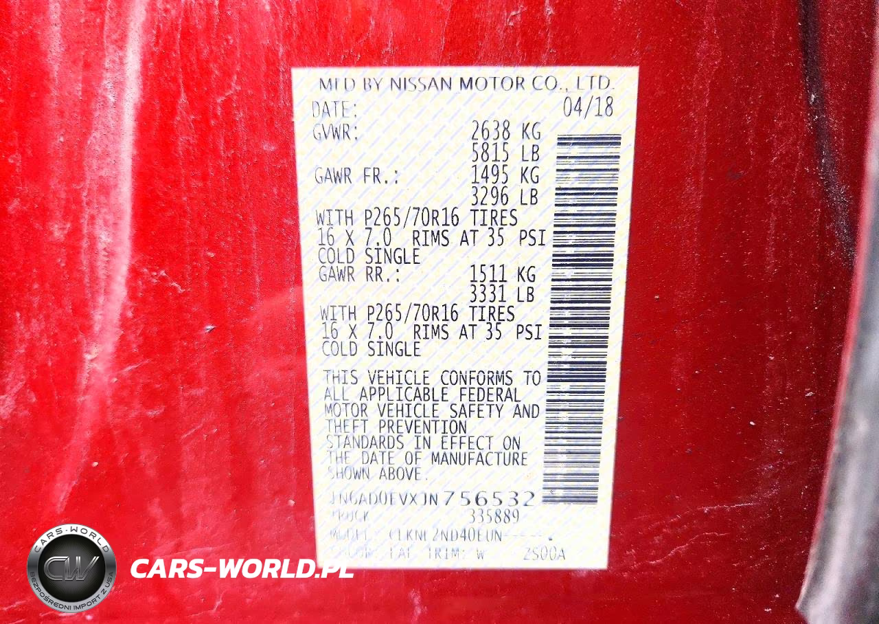 2018 Nissan Frontier Sv VIN:1N6AD0EVXJN756532 - 12