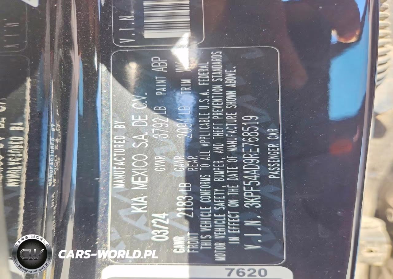 2024 Kia Forte Gt Line VIN:3KPF54AD9RE768519 - 12