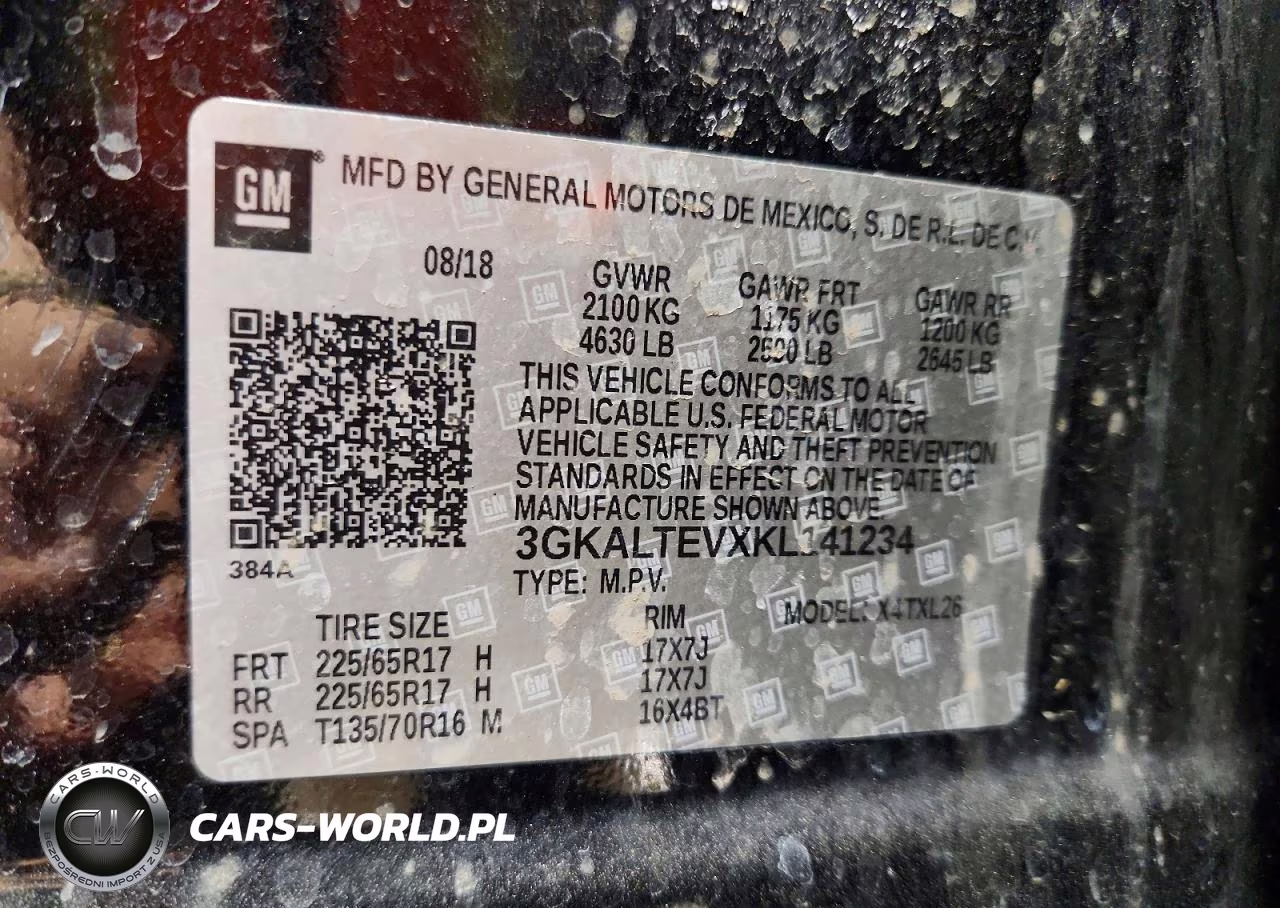 2019 GMC Terrain Sle VIN:3GKALTEVXKL141234 - 13
