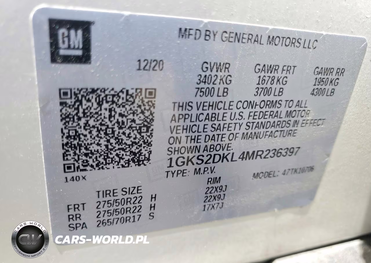 2021 GMC Yukon Denali VIN:1GKS2DKL4MR236397 - 14