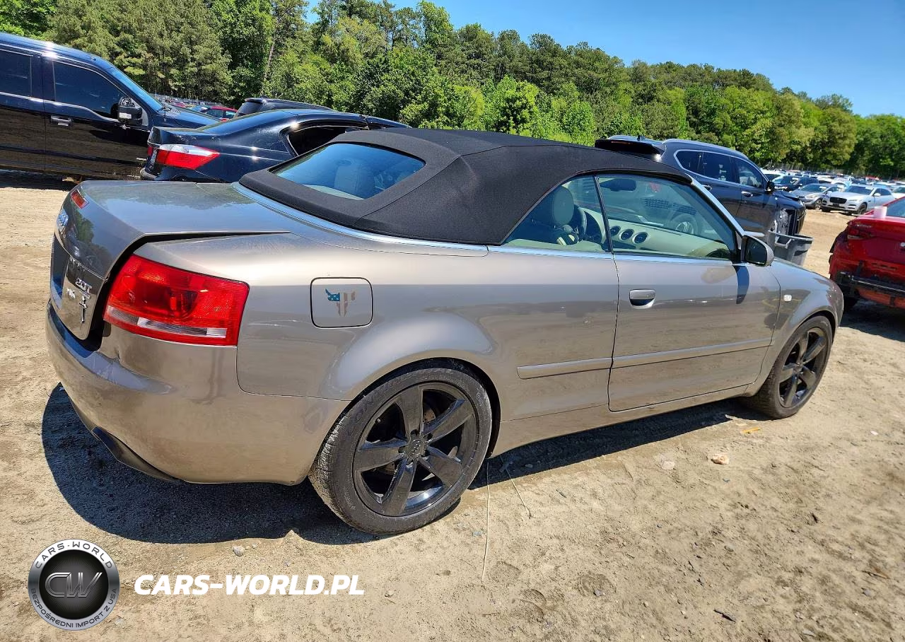 2007 Audi A4 2.0T Cabriolet Quattro VIN:WAUDF48H47K030566 - 3