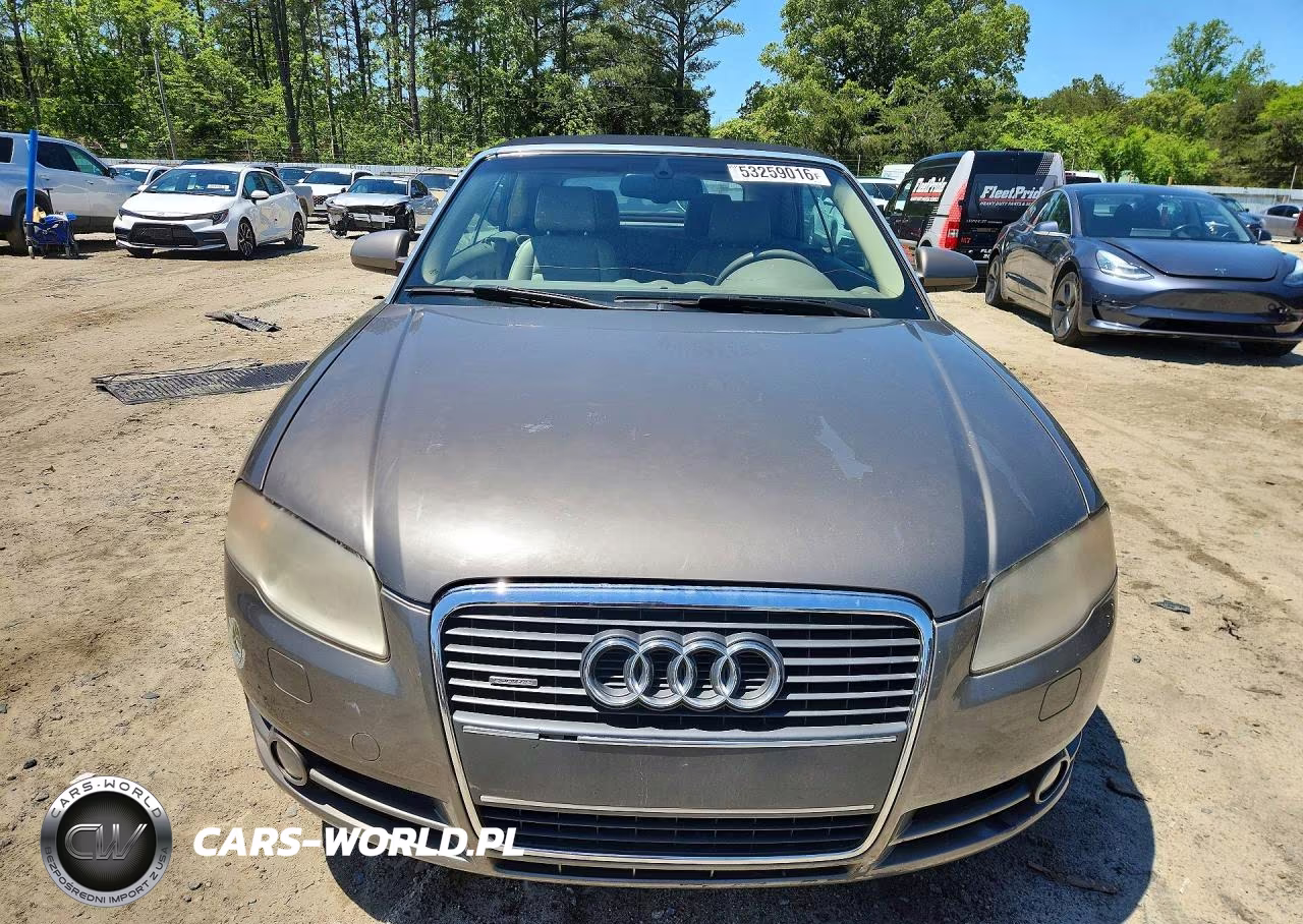 2007 Audi A4 2.0T Cabriolet Quattro VIN:WAUDF48H47K030566 - 5