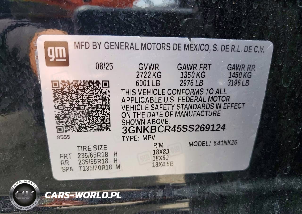2025 Chevrolet Blazer 2Lt VIN:3GNKBCR45SS269124 - 12