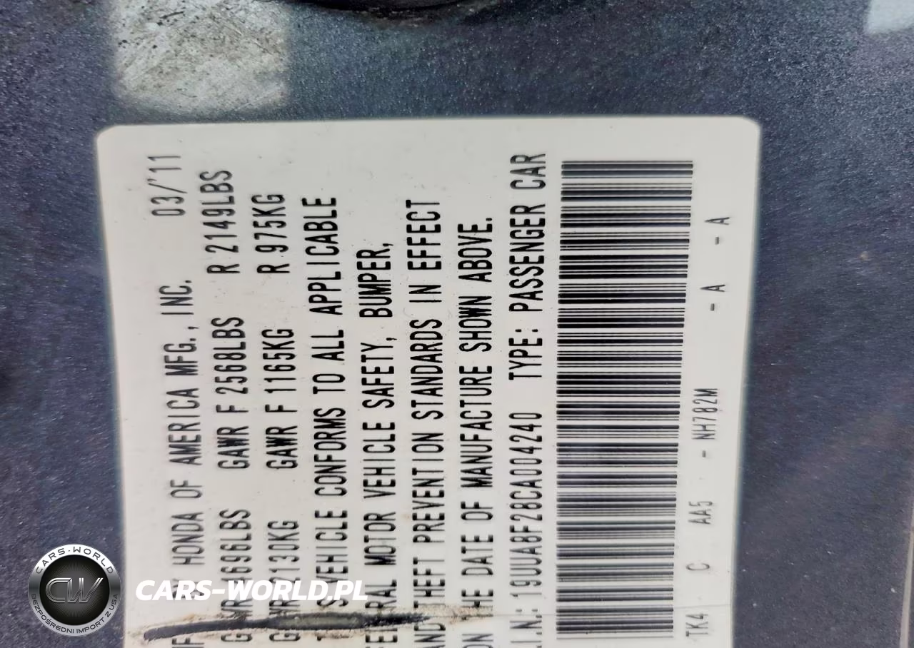 2012 Acura Tl VIN:19UUA8F28CA004240 - 12