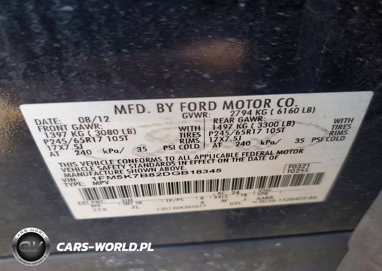 2013 Ford Explorer VIN:1FM5K7B82DGB18345 - 14