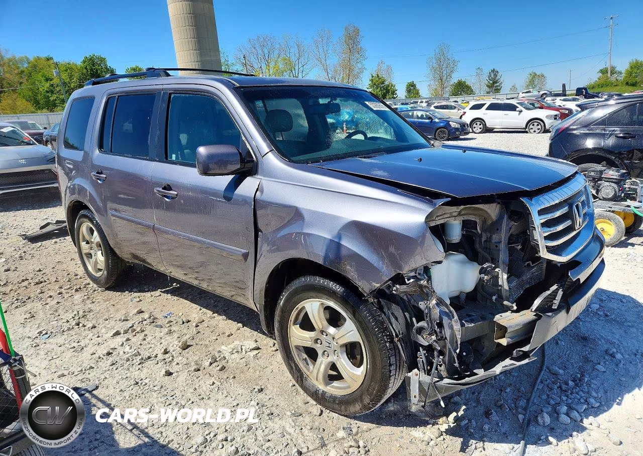 2015 Honda Pilot Exl VIN:5FNYF4H5XFB075680 - 4
