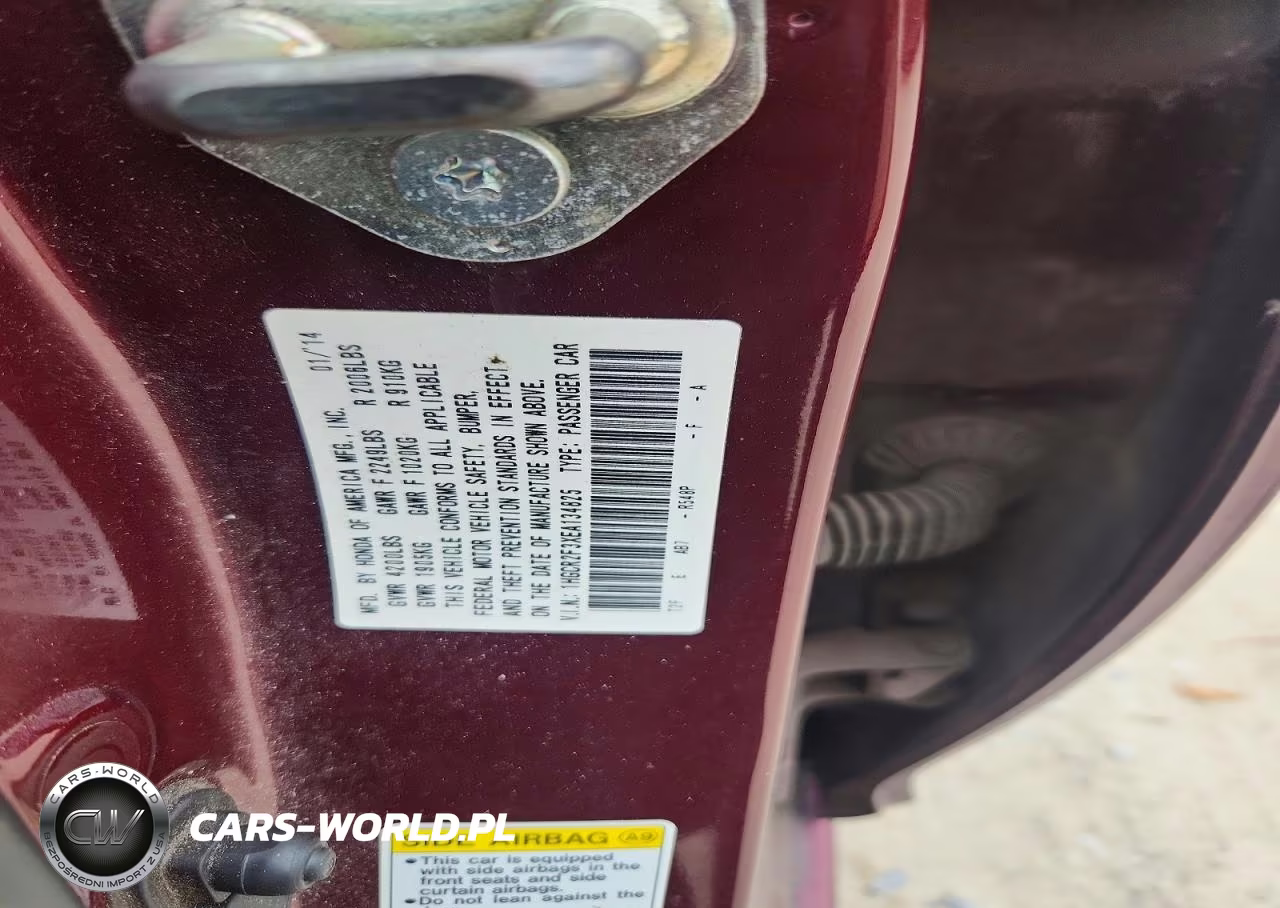 2014 Honda Accord Lx VIN:1HGCR2F3XEA134825 - 12