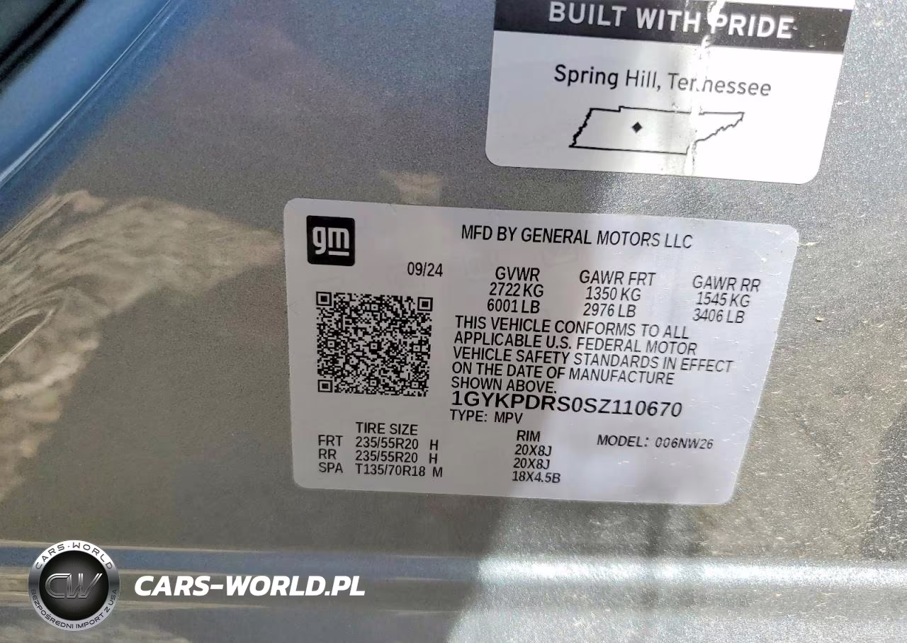 2025 Cadillac Xt6 Premium Luxury VIN:1GYKPDRS0SZ110670 - 14