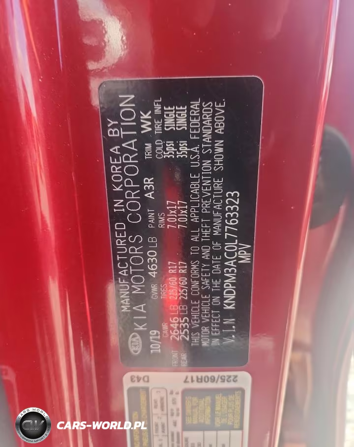 2020 Kia Sportage Lx VIN:KNDPM3AC0L7763323 - 13