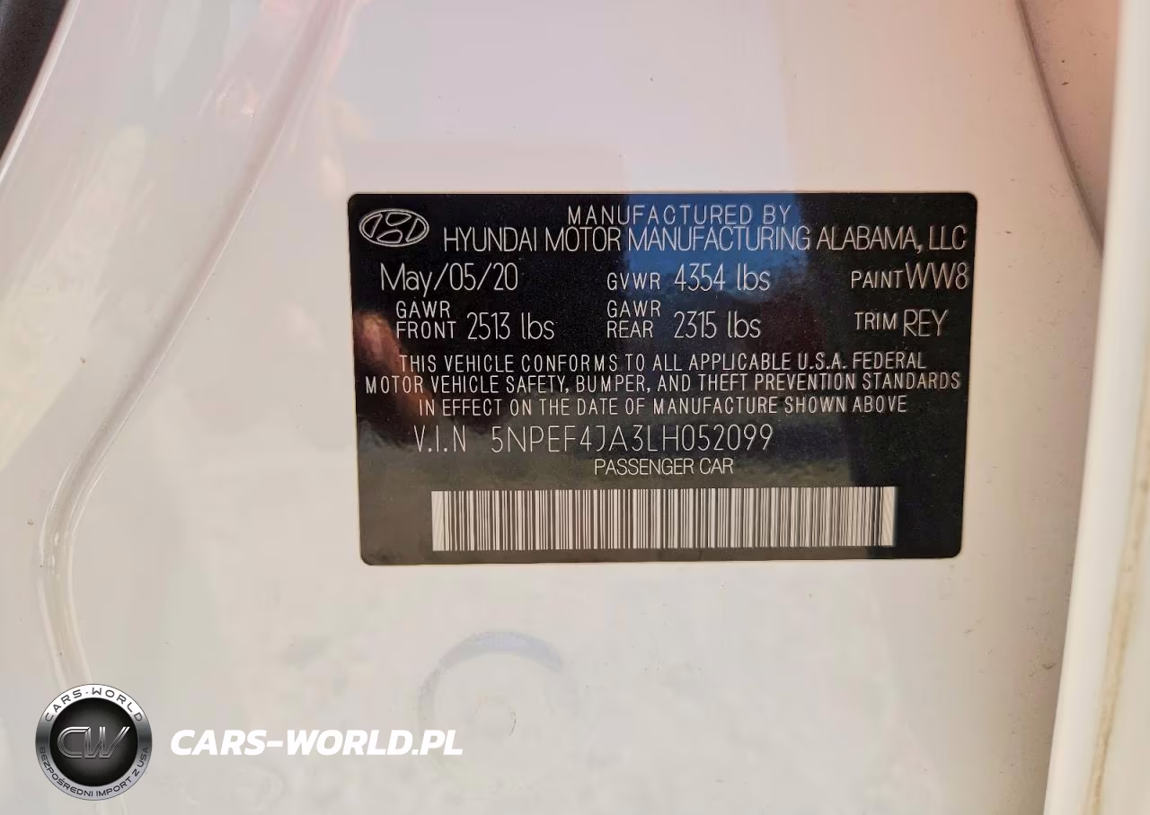 2020 Hyundai Sonata Sel VIN:5NPEF4JA3LH052099 - 12