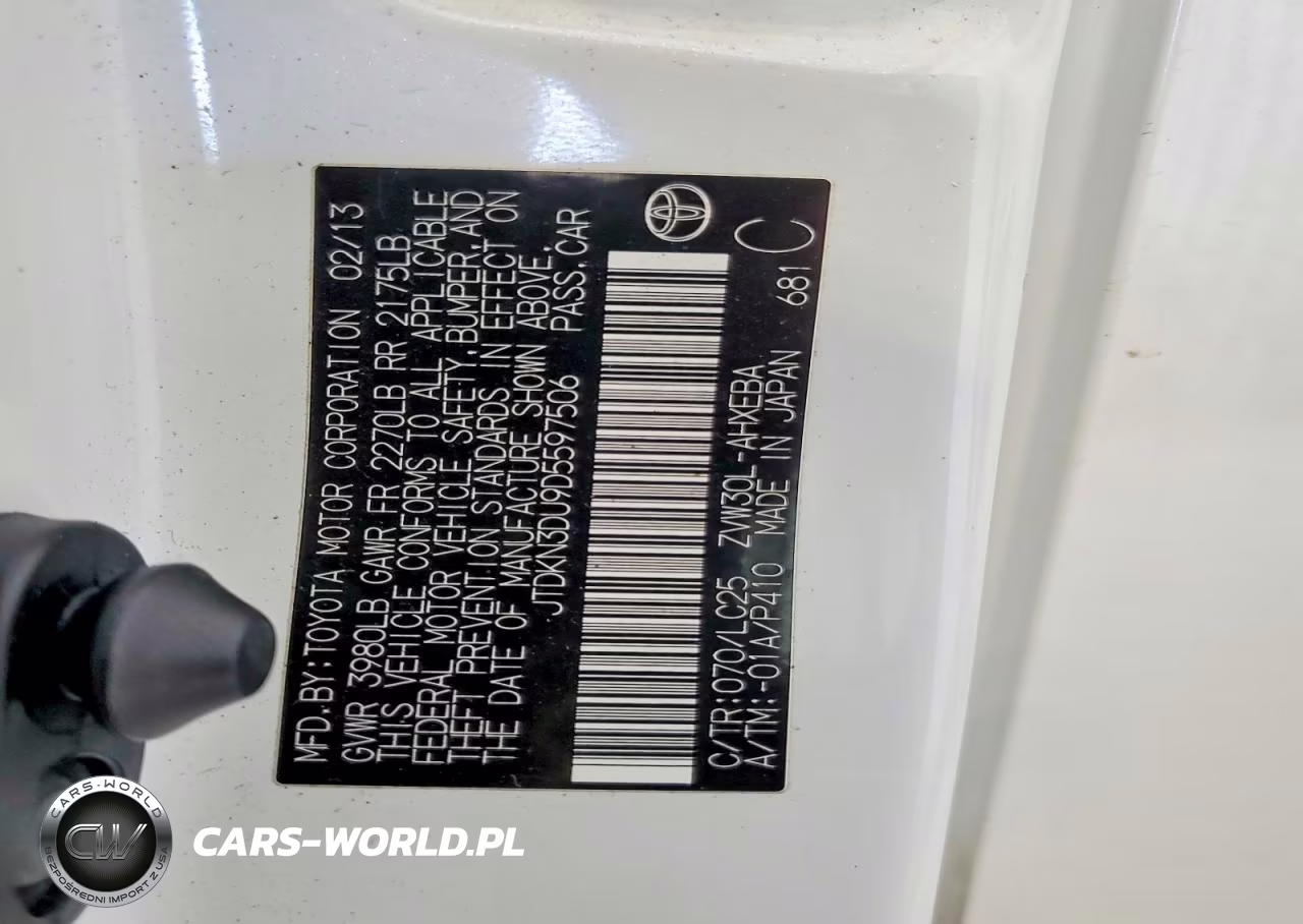 2013 Toyota Prius Persona Series Se VIN:JTDKN3DU9D5597506 - 12