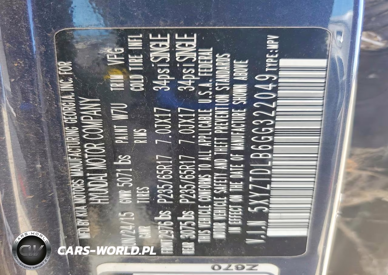 2016 Hyundai Santa Fe Sport 2.4L VIN:5XYZTDLB6GG322049 - 13