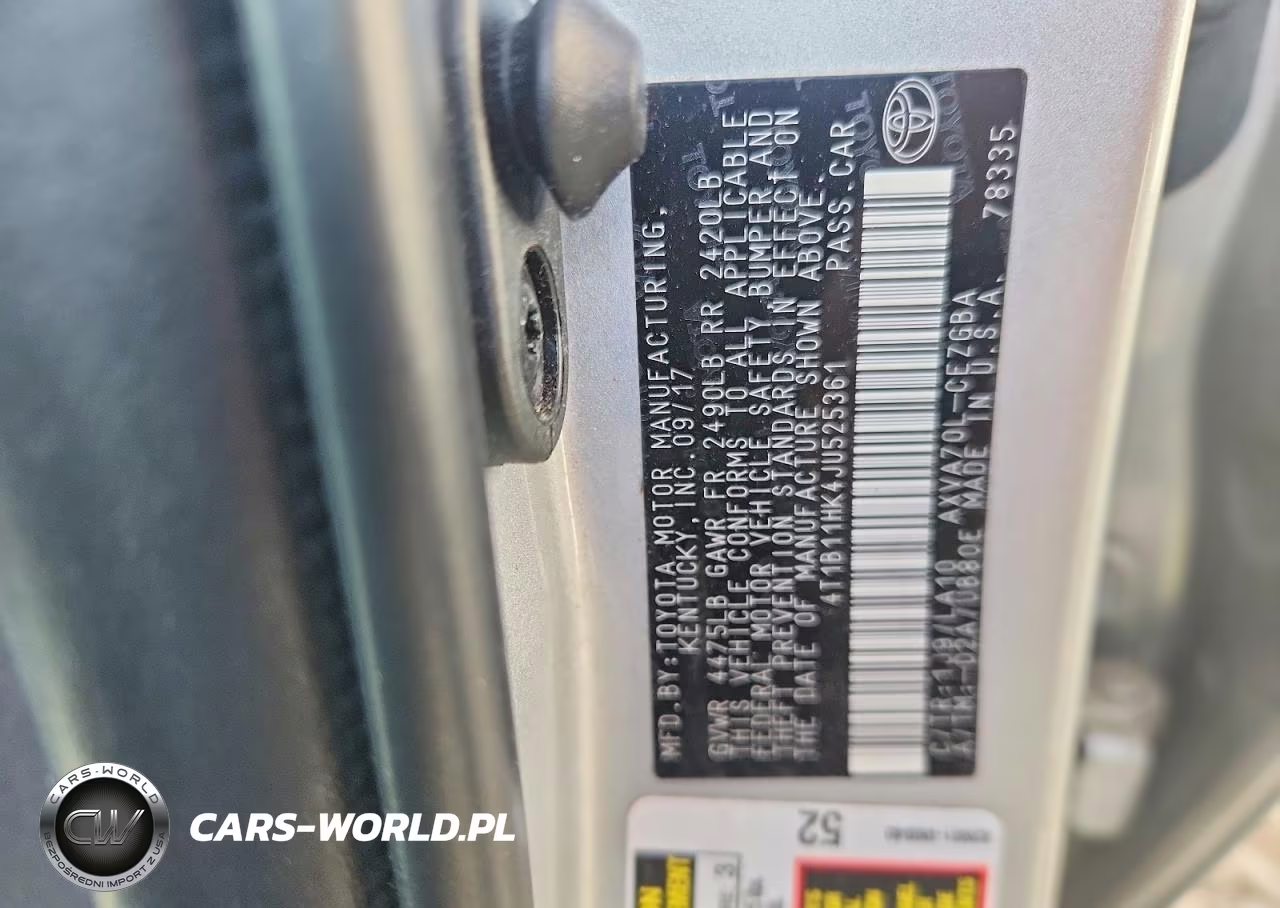 2018 Toyota Camry Xle VIN:4T1B11HK4JU525361 - 12