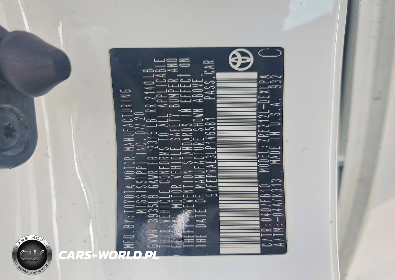 2020 Toyota Corolla Le VIN:5YFEPRAE3LP146581 - 12