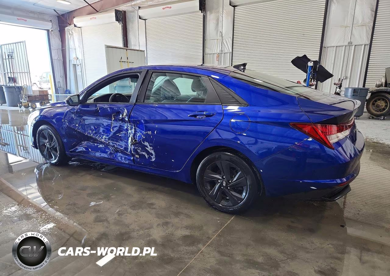 2023 Hyundai Elantra Blue VIN:KMHLM4AJ0PU071908 - 2