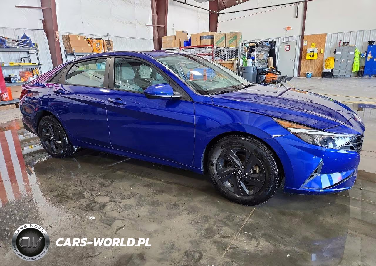 2023 Hyundai Elantra Blue VIN:KMHLM4AJ0PU071908 - 4