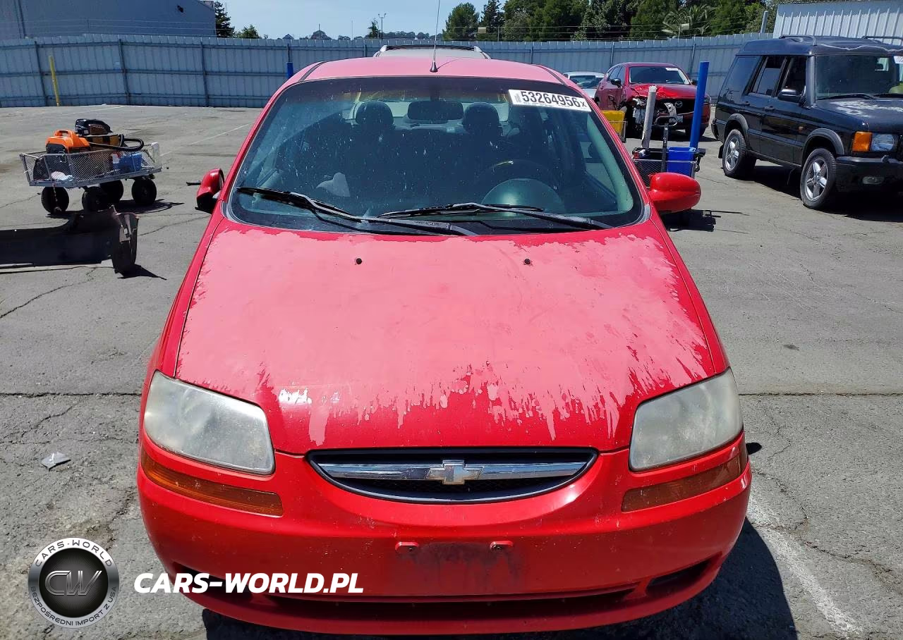 2006 Chevrolet Aveo Base VIN:KL1TD56606B532377 - 5