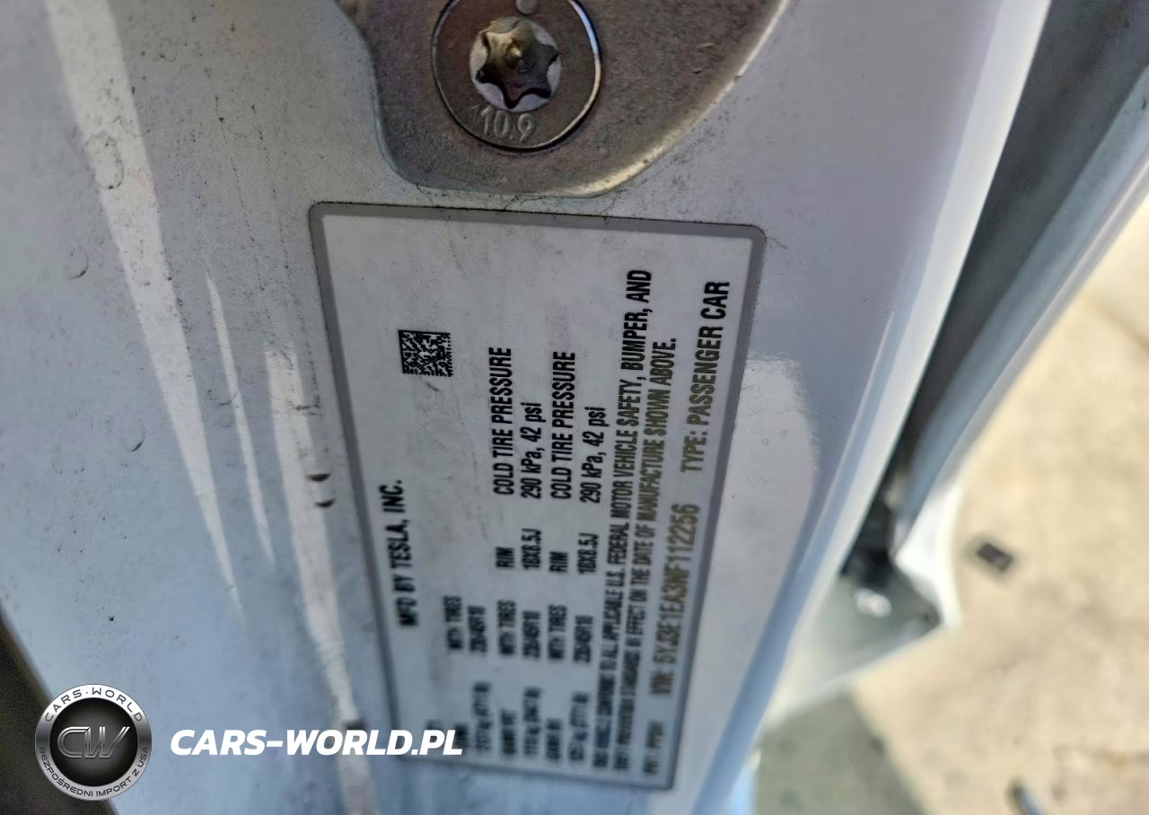 2022 Tesla Model 3 VIN:5YJ3E1EA3NF112256 - 12