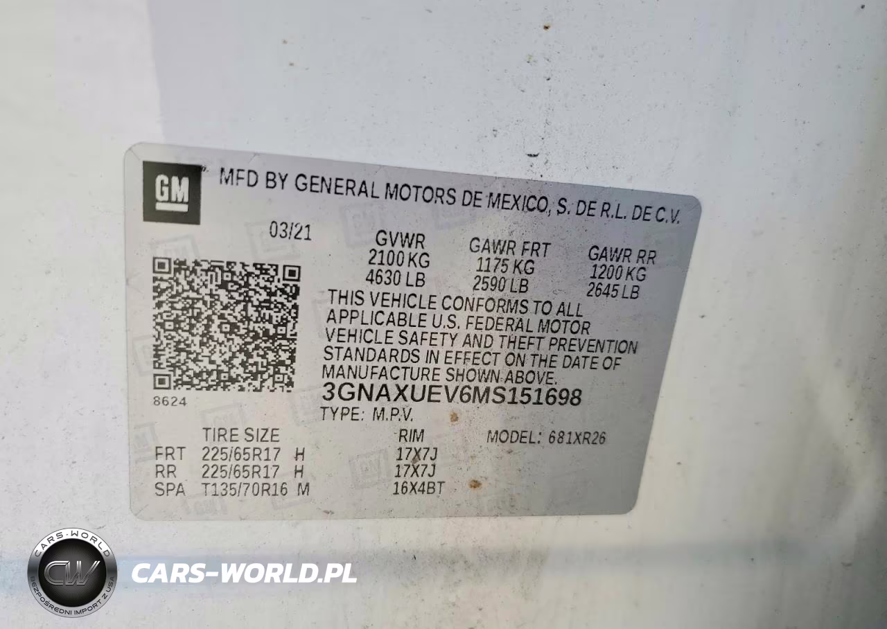 2021 Chevrolet Equinox Lt VIN:3GNAXUEV6MS151698 - 13