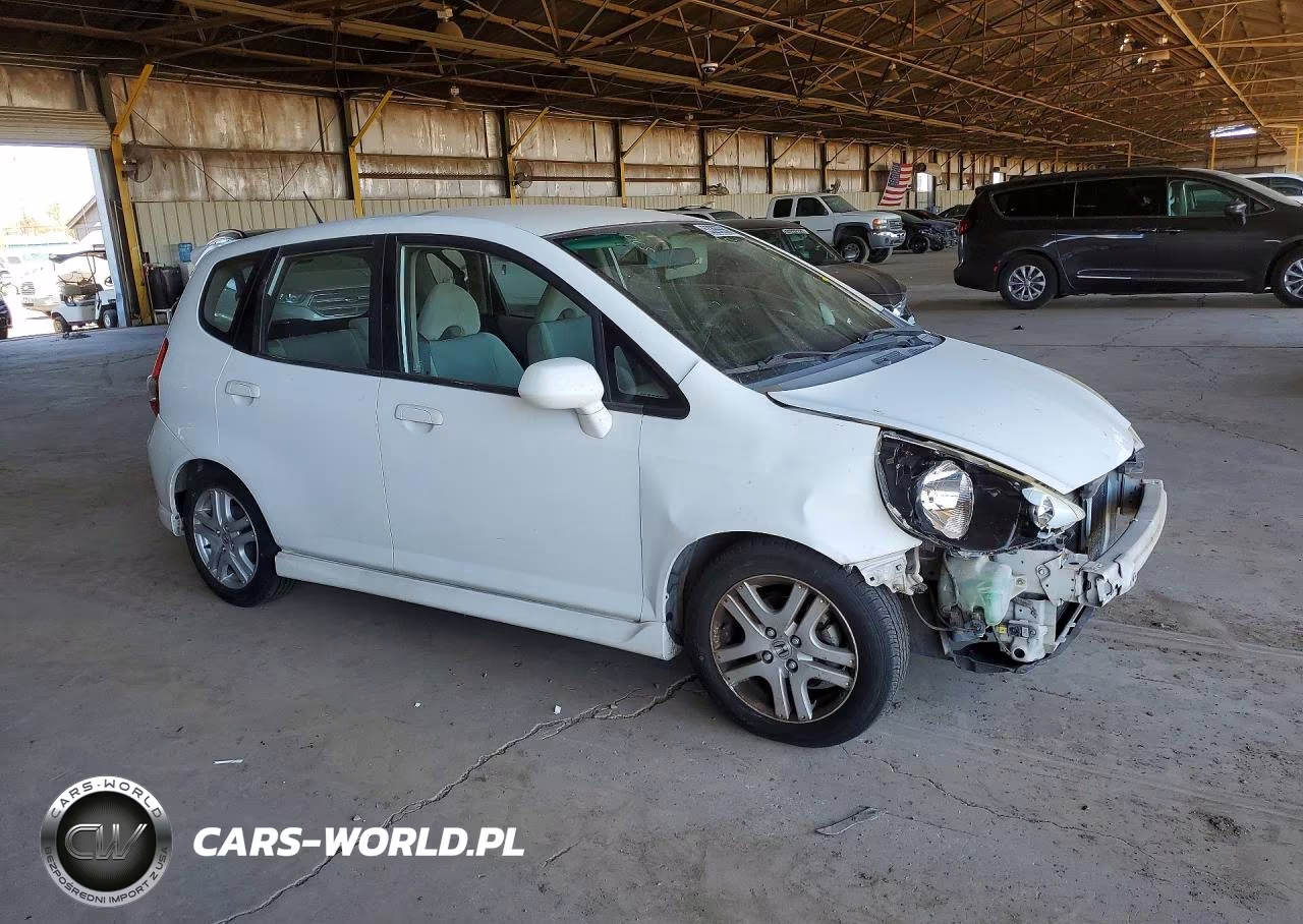 2007 Honda Fit S VIN:JHMGD38647S048921 - 4