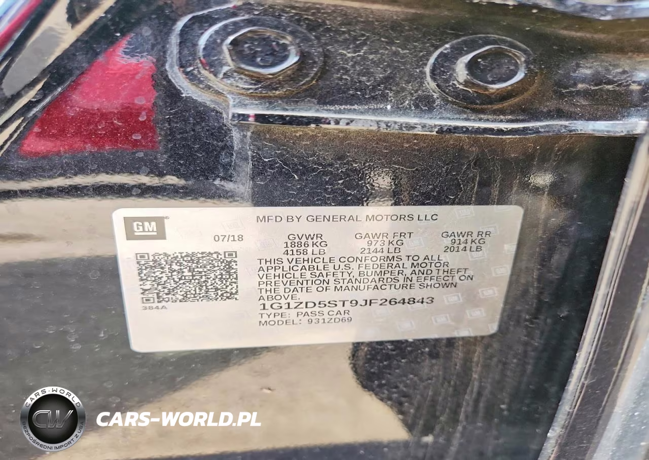 2018 Chevrolet Malibu Lt VIN:1G1ZD5ST9JF264843 - 12