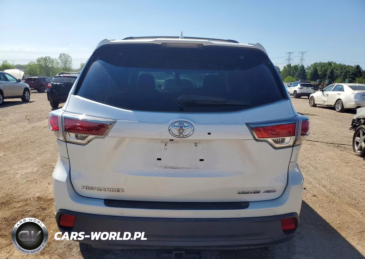 2014 Toyota Highlander Limited VIN:5TDDKRFH8ES031787 - 6