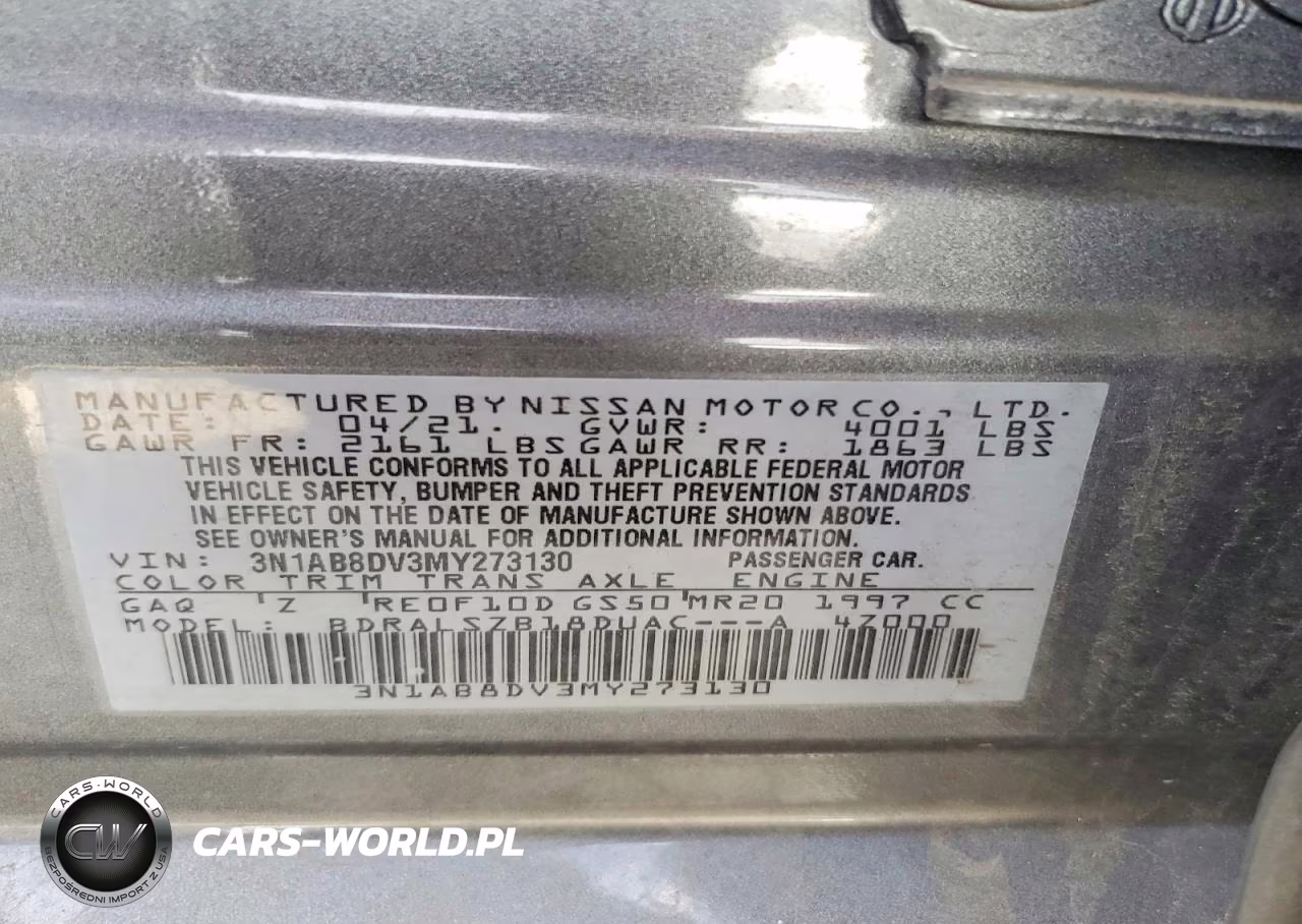 2021 Nissan Sentra Sr VIN:3N1AB8DV3MY273130 - 12