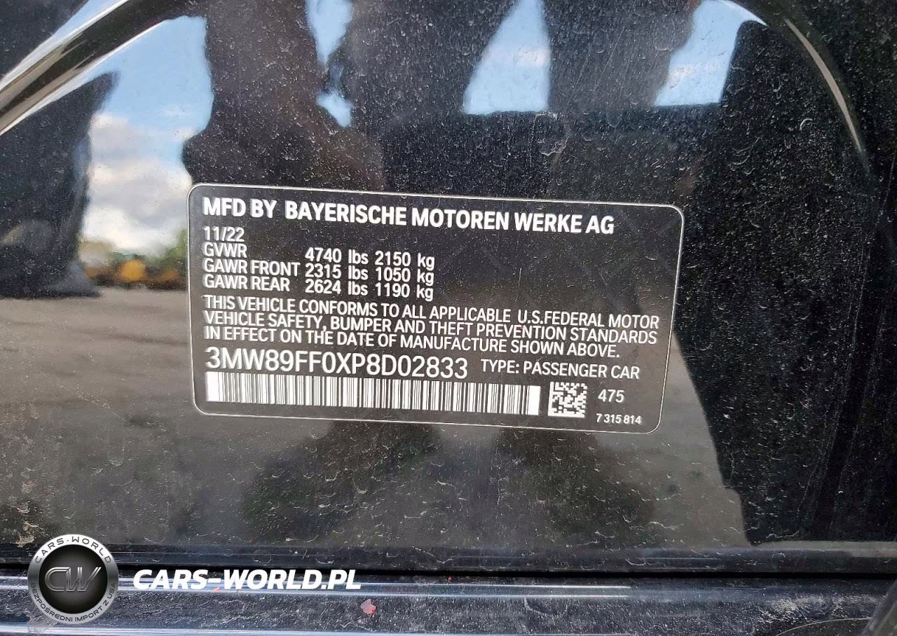 2023 BMW 330Xi VIN:3MW89FF0XP8D02833 - 12
