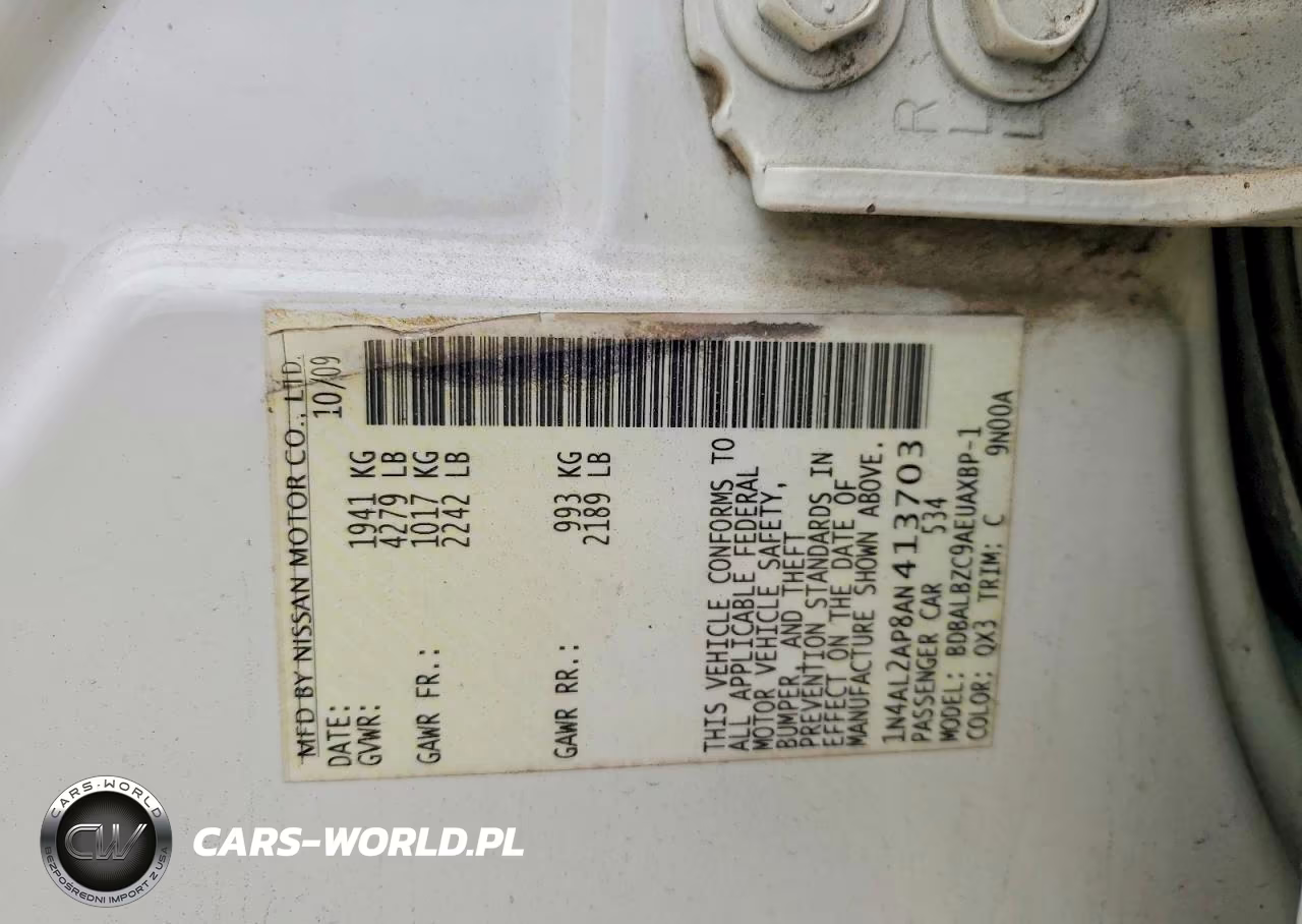 2010 Nissan Altima 2.5 VIN:1N4AL2AP8AN413703 - 12