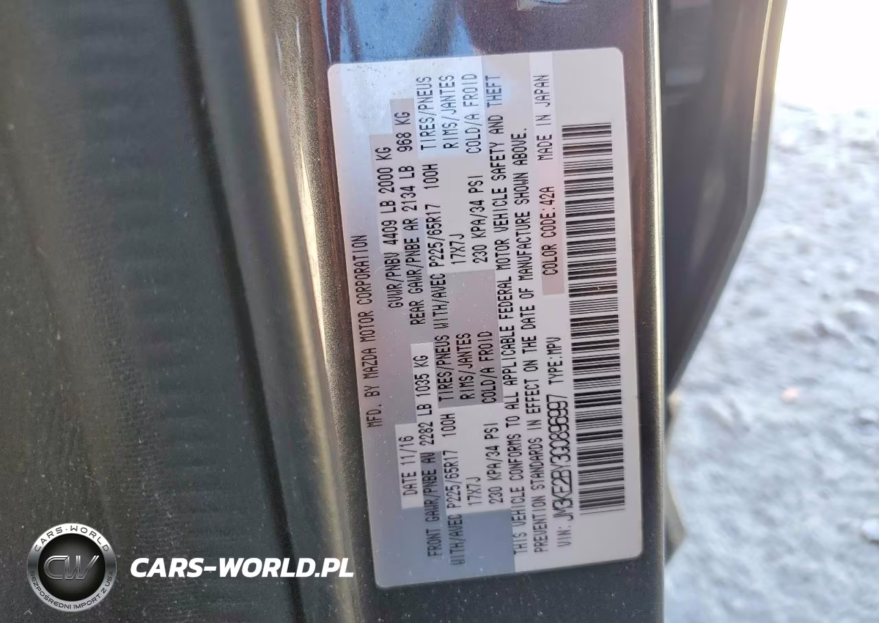 2016 Mazda Cx-5 Sport VIN:JM3KE2BY3G0896997 - 13