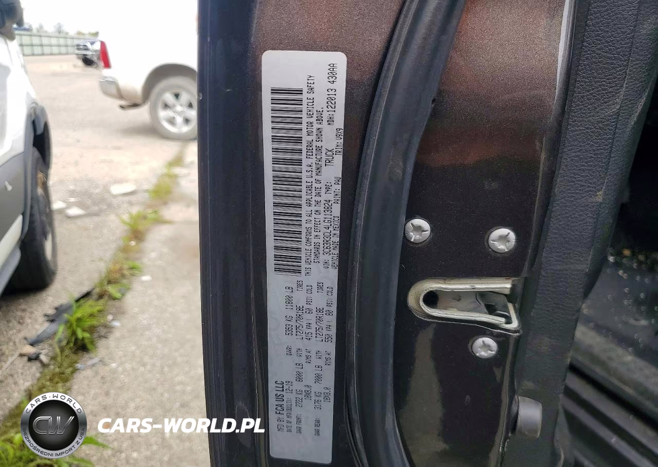 2020 Ram 3500 Tradesman VIN:3C63R3CL4LG113824 - 12