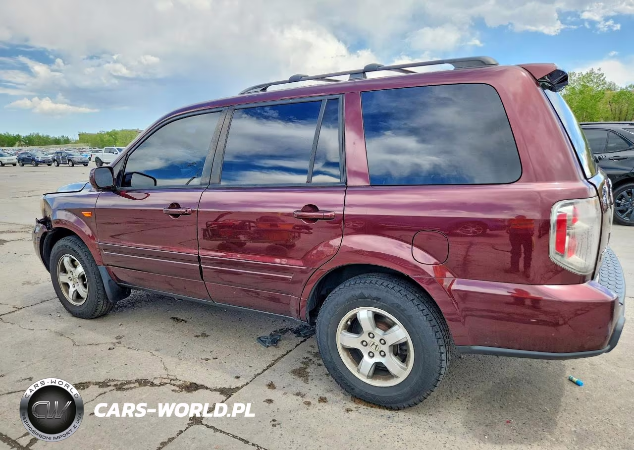 2007 Honda Pilot Exl VIN:2HKYF18557H518738 - 2