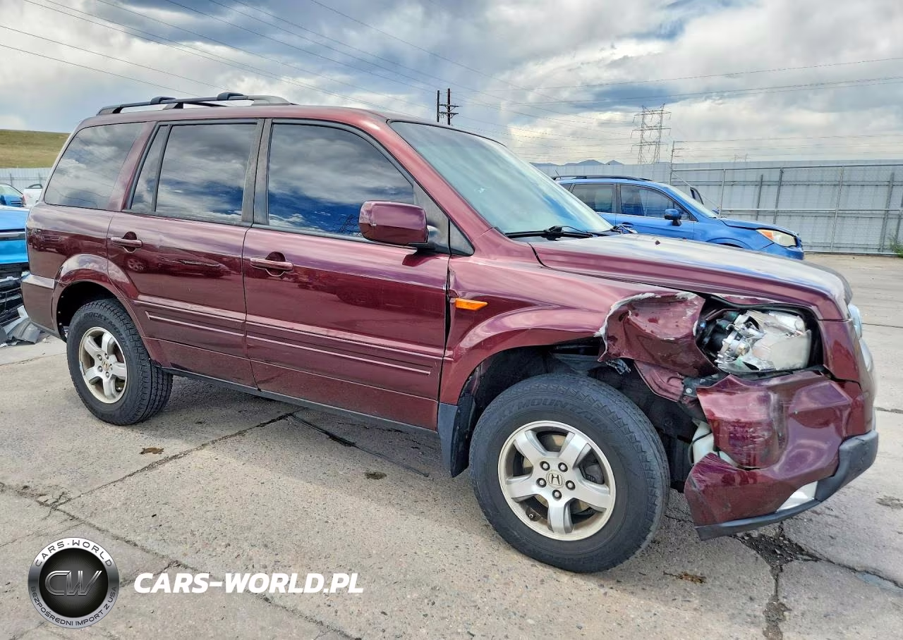 2007 Honda Pilot Exl VIN:2HKYF18557H518738 - 4